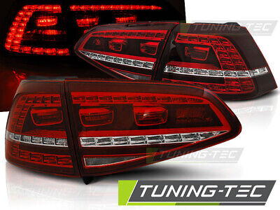 FANALI POSTERIORI A LED SPORT ROSSO BIANCO per GOLF 7 13-17