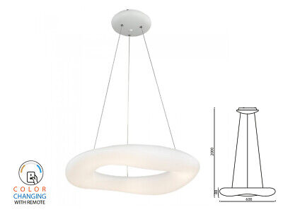 Lampada Led A Sospensione Moderno Circolare CCT Diametro 600mm 38W Dimmerabile