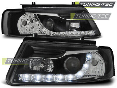 HEADLIGHTS DAYLIGHT BLACK fits PASSAT B5 11.96-08.00