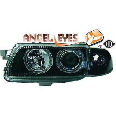 Coppia Fari Fanali Anteriori Tuning 94-98 chrome, con anelli ANGEL EY