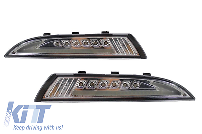 Coppia Frecce Anteriori Tuning SCIROCCO (08-14) Cromato LED + LUCE POSIZIONE