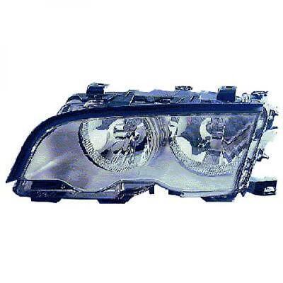 Faro anteriore sx Serie3 E46 98-01 berlina touring profilo argento titanio m