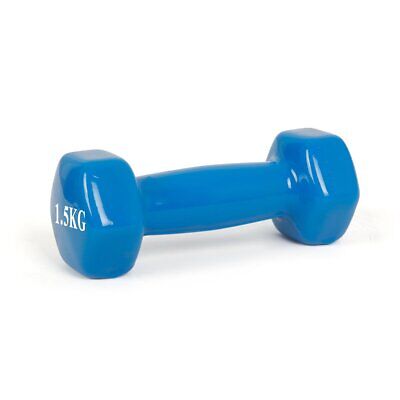 Ghisa Manubrio per Palestra Ricoperto di Gomma 1.5 Kg <ul><li>Manubri Rivestiti