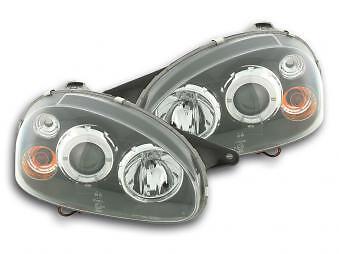 Coppia Fari Fanali Anteriori Tuning Corsa B 94-00 nero