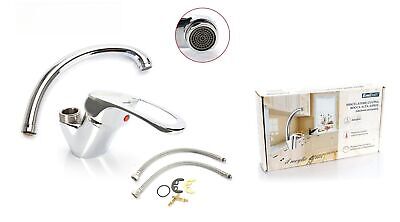 Kit Rubinetto Da Cucina Bocca Alta Con Miscelatore Misura 200X280mm Colore