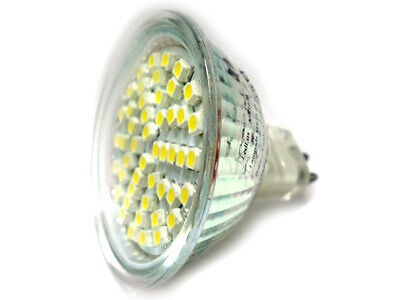 Lampada Led Dicroica MR16 4W 48 SMD 12V Bianco Freddo Basso Consumo <p