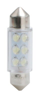 Lampada Led Diodo LED L023 C5W 36mm 6LED 3mm giallo