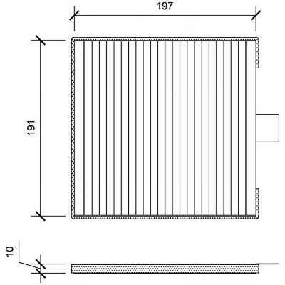 Filtro abitacolo antipolline MATIZ 2005-