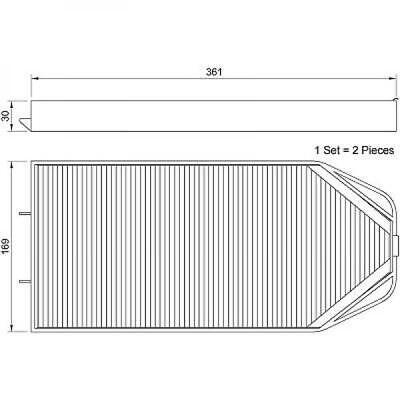 Filtro abitacolo antipolline Serie7 E38