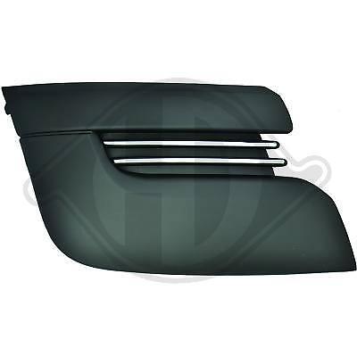 Griglia Mascherina paraurti Sinistro 3008 09- nero cromato no fori fend