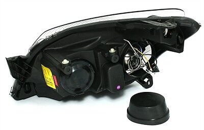 Coppia Fari Fanali Anteriori Tuning Angel Eyes H 2004-2010 nero neri