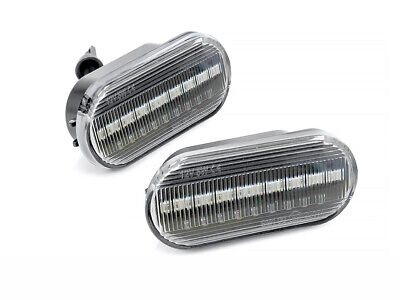 Kit Freccia Laterale a Led Side Marker Lente Trasparente Luce Bianco PerGolf