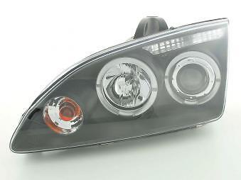 Coppia Fari Fanali Anteriori Tuning Angel Eyes Focus 2 05-08 nero