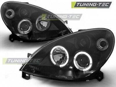 Coppia Fari Fanali Tuning Anteriori XSARA 09.00 - 10.04 ANGEL EYES Nero