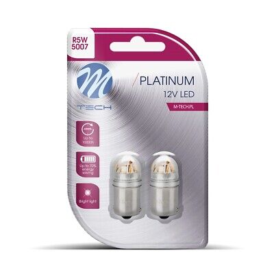 Blister M-TECH Platinum LB833W-02B - R5W, 12-24V 5x2835SMD 1W Lumileds LEDS,