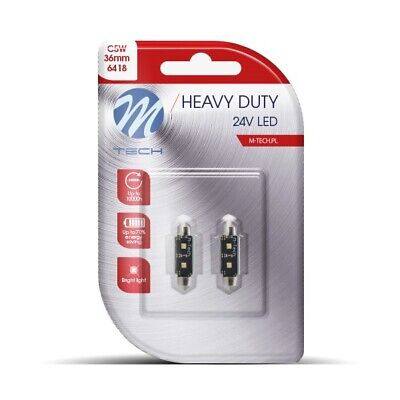 Blister LB9813W - C5W 36mm 2xHP LED 24V White