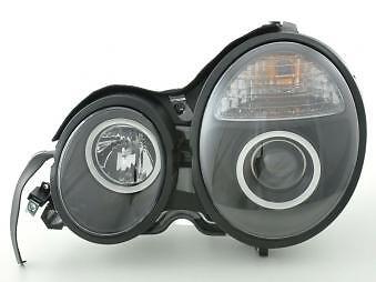 Coppia Fari Fanali Anteriori Tuning classe E W210 95-98 nero
