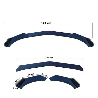 Lip splitter adesivo universale carbon look universale, 3
