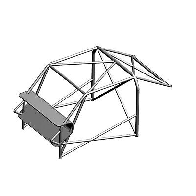 AB/100/257A Roll bar per Z350 > 04 Punti: MP-wMateriale: Fe45 Peso: