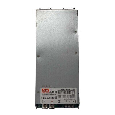 MeanWell RSP-2000-24 Alimentatore Led 1920W 24V 80A Senza Ventola Input 220V e