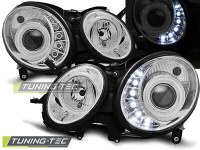 FARI DAYLIGHT CROMATI per W211 E-KLASA 05.06-09