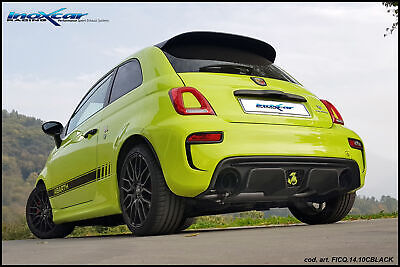 595 ABARTH 1.4 TURBO T-JET (160CV) 2012-- Terminale a 2 silenziatori con uscita