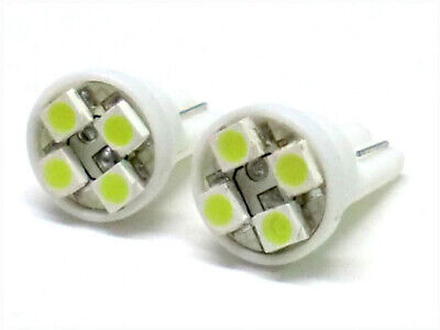 Coppia Lampadine 24V Lampade Led T10 W5W 4 Smd Bianco Luci Posizione Camion