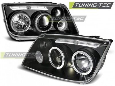 Coppia Fari Fanali Anteriori Tuning BORA 09.98-07.05 Nero H1+H1+H3