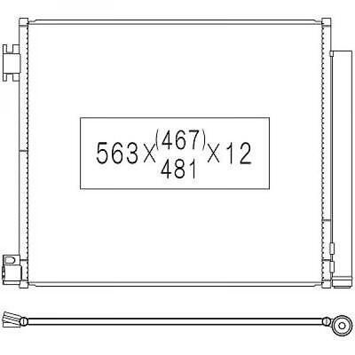 Condensatore QASHQAI EUROPE 14- 1.5+1.6 dCi 1.2 BENZI.85KW KADJAR