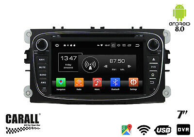 Autoradio Android 8.0 Mondeo GPS DVD USB SD WI-FI Bluetooth Navigatore