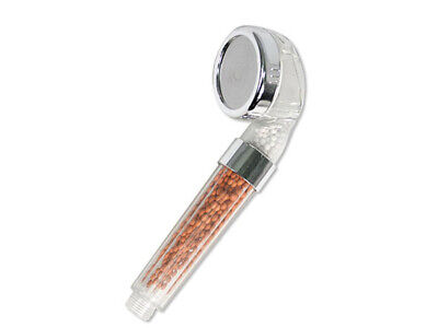 Cornetta Soffione Doccia Piccola 6cm Con Filtro Ionico Anticalcare 1 Getto Alta