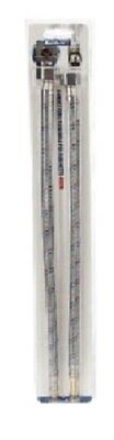 Coppia Tubi Flessibili Per Miscelatore Rubinetto Lungo 40cm Connettori F 1/2''