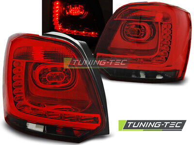 FANALI POSTERIORI A LED ROSSO FUMO per POLO 09-14
