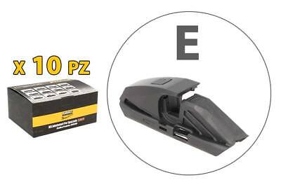 Kit 10 Attacchi E Per Spazzole Tergicristallo Carall S985 Flat T191 Ibrida <p