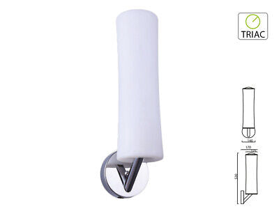 Applique Lampada Led Da Parete Moderna Forma Canna Bamboo D125X530mm 18W 3000K