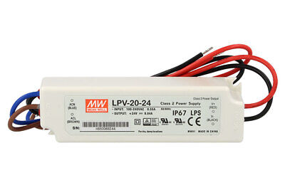 Alimentatore Trasformatore CV MeanWell LPV-20-24 24V 20W 0,84A Impermeabile