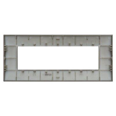 ETTROIT Placca Plastica Serie Venus 7P Colore Bronzo Compatibile Con Vimar Arke