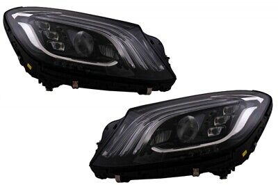 Fari Full LED adatti per Classe S W222 Maybach X222 (2013-2017) Faceli