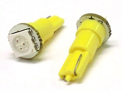 Lampada Led T5 W12W 1 Smd Arancione Giallo Luci Cruscotto 12V