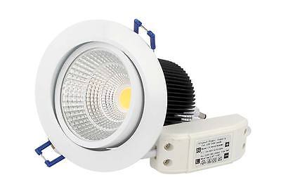 Lampada Faretto Led Incasso Da Soffitto 10W Bianco Caldo Dimmerabile Triac Dimme