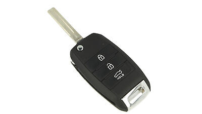 Guscio Chiave Telecomando 3 Tasti con Lama HYNR14 Batteria Su Circuito Senza