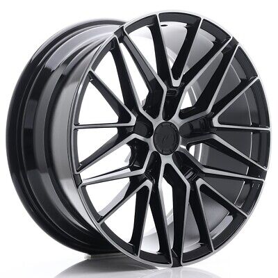 Cerchi JR JR38 19x8,5 ET35 5x120 nero spazzolato c/superficie colorata