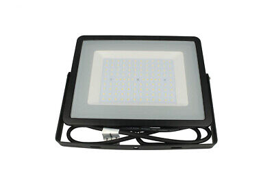 Faro Led Flood Light 100W IP65 Bianco Freddo 6400K Super Slim 30mm Carcassa