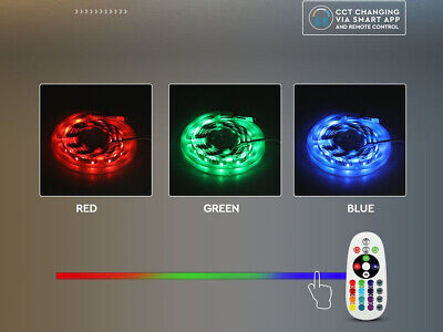 Kit Bobina Led RGB+CCT IP65 Con Centralina WiFi Compatibile Con Amazon Alexa Go