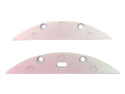 Kit Terminali Tapi di Chiusura In Metallo Con e Senza Foro Colore Bianco Per