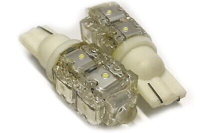 Coppia 2 Lampade Led T10 Con 9 F5 Flux Colore Bianco Freddo 6000K 12V 1W <p>