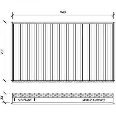 FILTRO ABITACOLO MERCE COMPATIBILE CON MERCEDES Viano/Vito