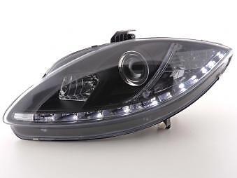 Coppia Fari Fanali Anteriori Tuning Dayline Led  Leon altea toledo 1P 05> 09