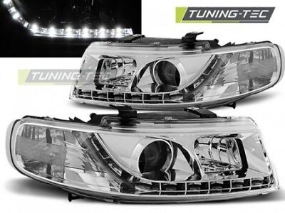Faro Fanale Tuning LEON / TOLEDO 04.99-08.04 DAYLIGHT Cromato