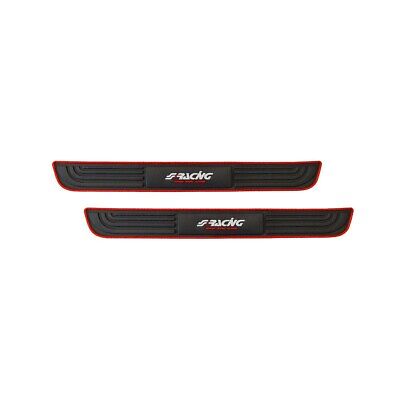 Battitacco Rubber type 370X41mm 2 pezzi in gomma adesiva con logo